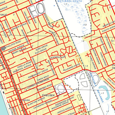 nswtopo 7921-4-N FRANKSTON NORTH digital map