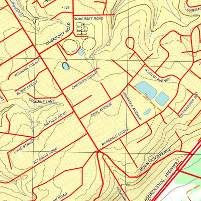 nswtopo 7921-4-S FRANKSTON SOUTH digital map