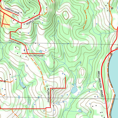 nswtopo 7922-2-S MONBULK SOUTH digital map