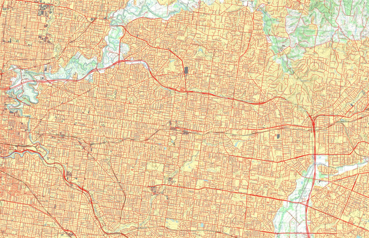 79223N RINGWOOD NORTH Map by nswtopo Avenza Maps