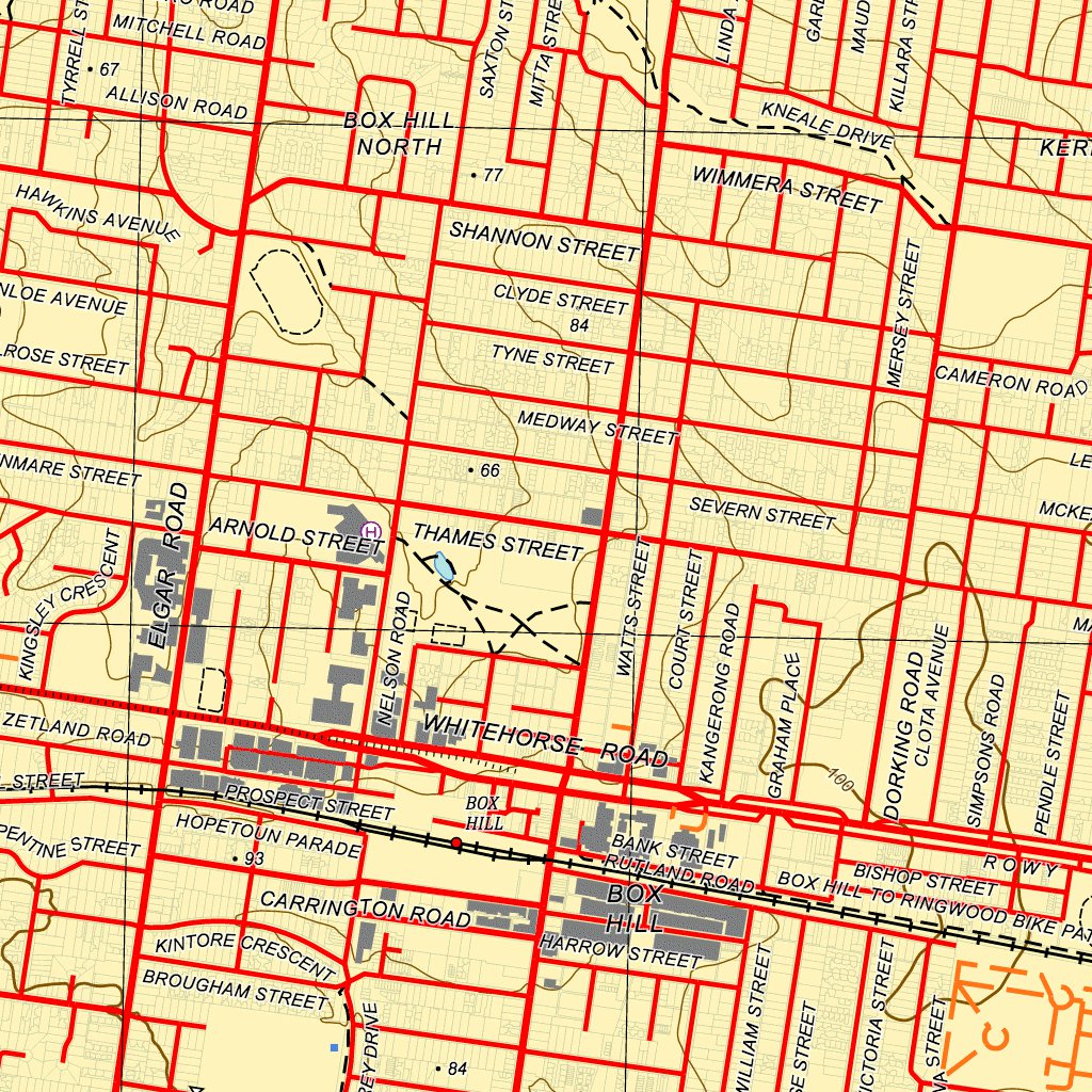 7922-3-N RINGWOOD NORTH Map by nswtopo | Avenza Maps
