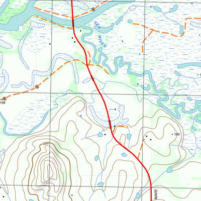 nswtopo 7923-1-S YEA SOUTH digital map