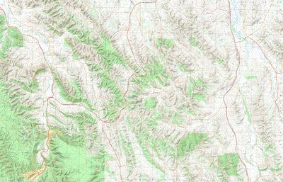 nswtopo 7923-2-N GLENBURN NORTH digital map