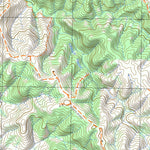 nswtopo 7923-2-N GLENBURN NORTH digital map
