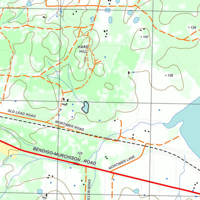 nswtopo 7924-4-N MURCHISON NORTH digital map