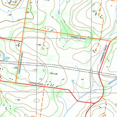 nswtopo 8021-1-S DROUIN SOUTH digital map