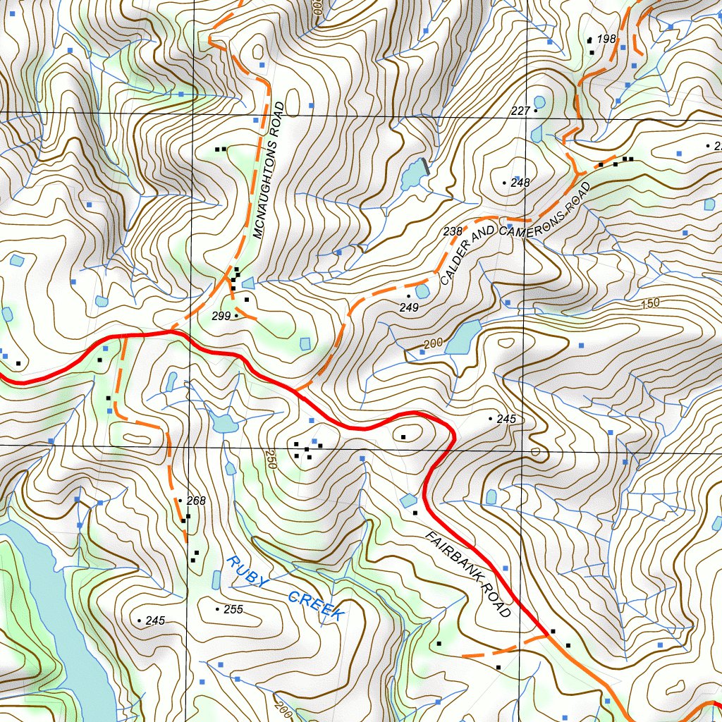 80212S KORUMBURRA SOUTH Map by nswtopo Avenza Maps