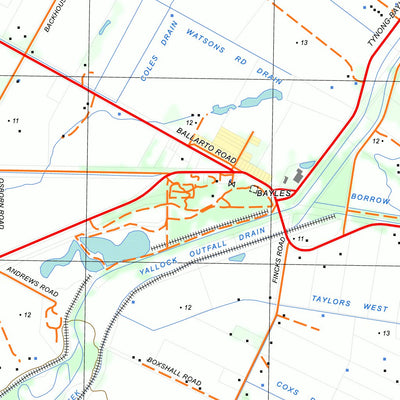 nswtopo 8021-4-S GARFIELD SOUTH digital map