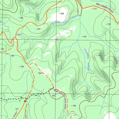 nswtopo 8022-2-N NEERIM NORTH digital map