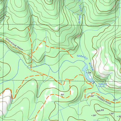 nswtopo 8022-2-S NEERIM SOUTH digital map
