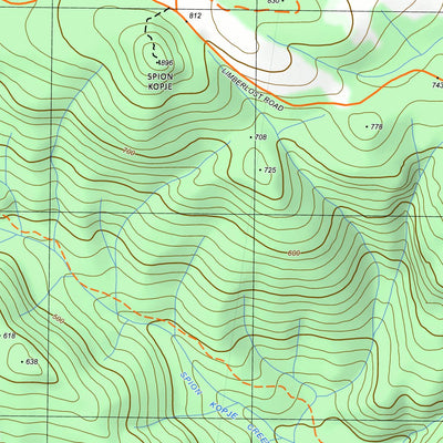 nswtopo 8022-2-S NEERIM SOUTH digital map