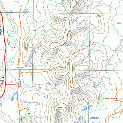 nswtopo 8023-4-N ALEXANDRA NORTH digital map