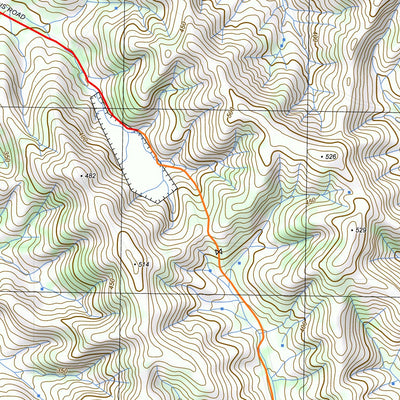 nswtopo 8023-4-N ALEXANDRA NORTH digital map