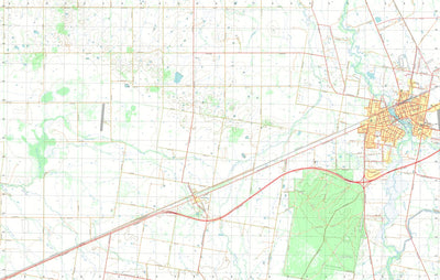 nswtopo 8024-1-N BENALLA NORTH digital map