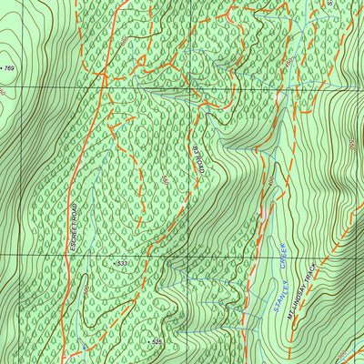 nswtopo 8024-2-N TALLANGALOOK NORTH digital map