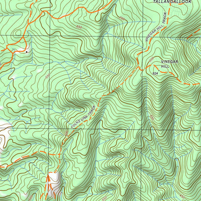 nswtopo 8024-2-S TALLANGALOOK SOUTH digital map