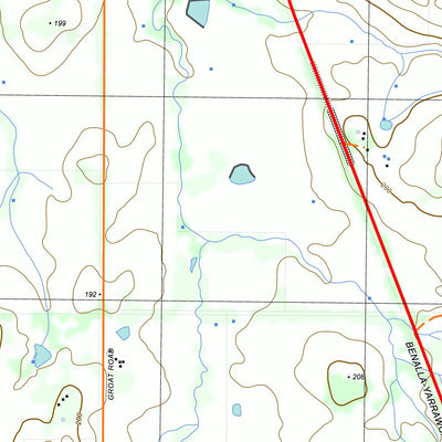 nswtopo 8025-2-N DEVENISH NORTH digital map