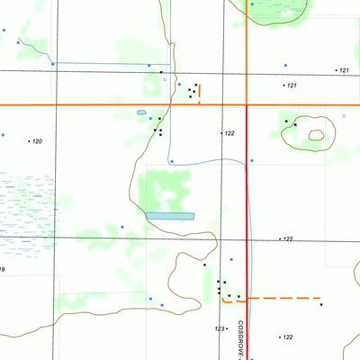 nswtopo 8025-3-N DOOKIE NORTH digital map