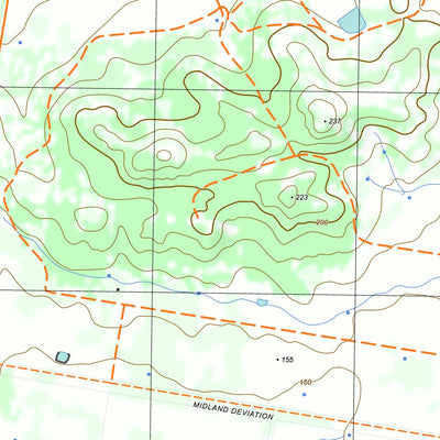 nswtopo 8025-3-S DOOKIE SOUTH digital map