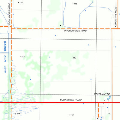 nswtopo 8025-4-S KATAMATITE SOUTH digital map
