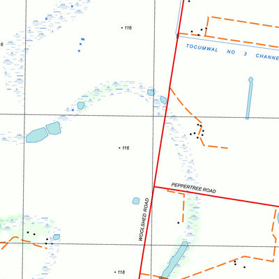 nswtopo 8026-3-N TOCUMWAL NORTH digital map