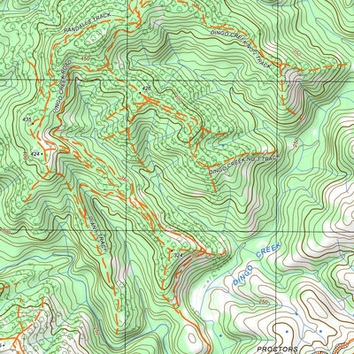 nswtopo 8120-1-N TOORA NORTH digital map