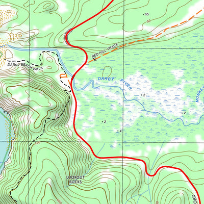nswtopo 8120-3-S DARBY SOUTH digital map