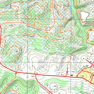 nswtopo 8121-1-S MOE SOUTH digital map