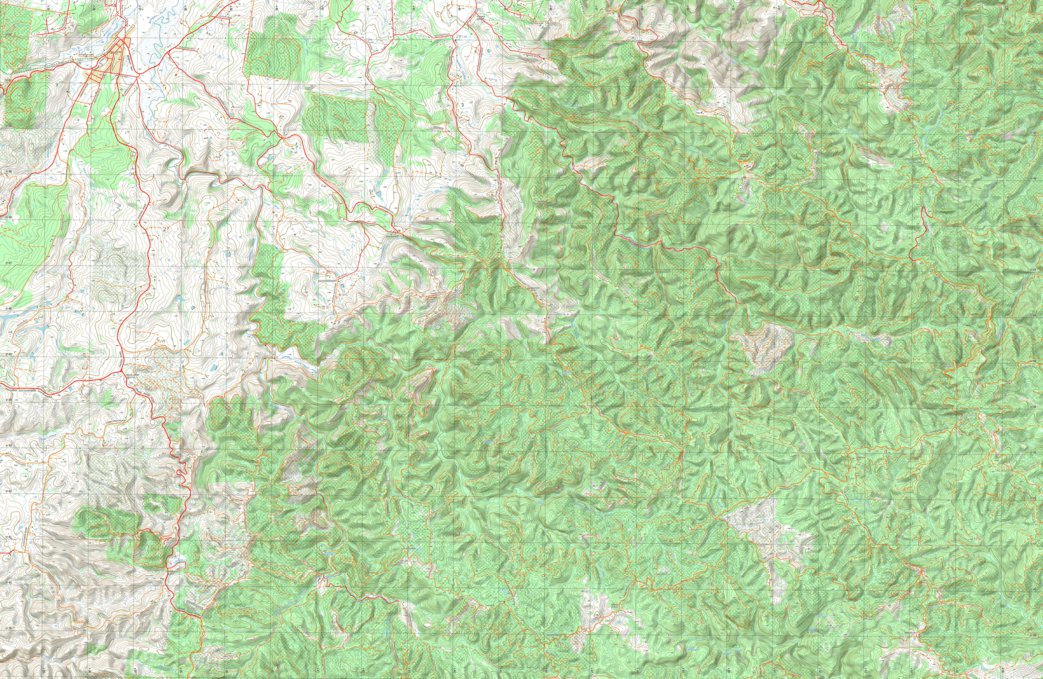 81212S YINNAR SOUTH Map by nswtopo Avenza Maps