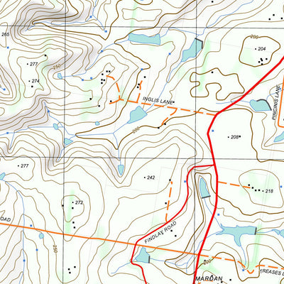 nswtopo 8121-3-S MIRBOO NORTH SOUTH digital map