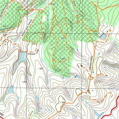 nswtopo 8121-3-S MIRBOO NORTH SOUTH digital map