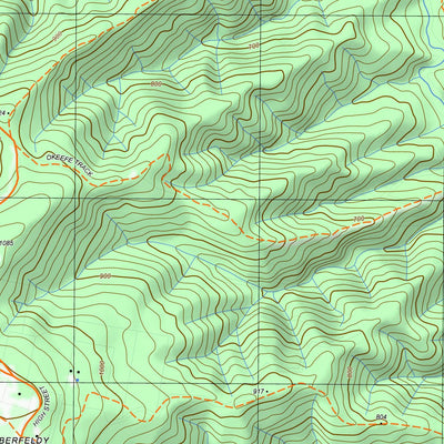 nswtopo 8122-1-S ABERFELDY SOUTH digital map