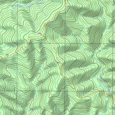 nswtopo 8122-1-S ABERFELDY SOUTH digital map