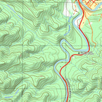 nswtopo 8123-3-N JAMIESON NORTH digital map
