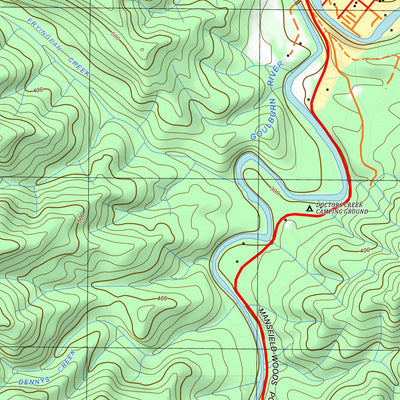 nswtopo 8123-3-N JAMIESON NORTH digital map