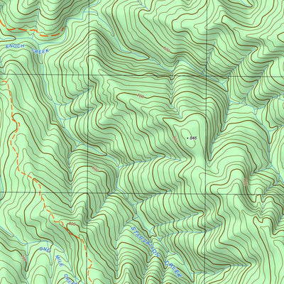 nswtopo 8123-3-S JAMIESON SOUTH digital map