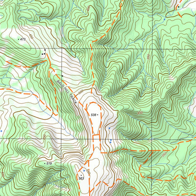nswtopo 8124-1-S MOYHU SOUTH digital map