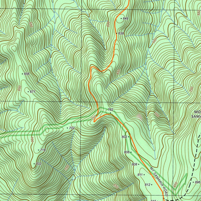 nswtopo 8124-3-N SAMARIA NORTH digital map