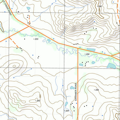 nswtopo 8124-4-N WINTON NORTH digital map