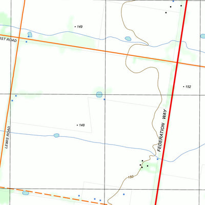 nswtopo 8125-1-S WAHGUNYAH SOUTH digital map