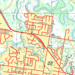 nswtopo 8125-2-N WANGARATTA NORTH digital map