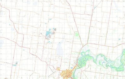 nswtopo 8126-2-S MULWALA SOUTH digital map