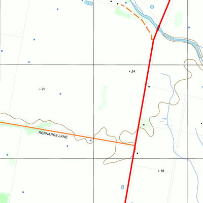 nswtopo 8220-1-N WOODSIDE NORTH digital map