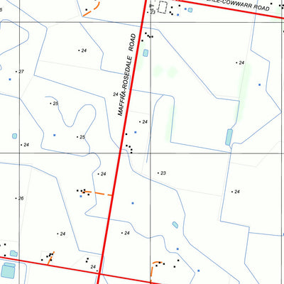 nswtopo 8221-1-N ROSEDALE NORTH digital map