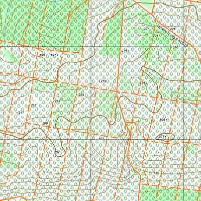nswtopo 8221-1-S ROSEDALE SOUTH digital map
