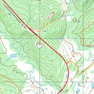 nswtopo 8221-2-S DARRIMAN SOUTH digital map