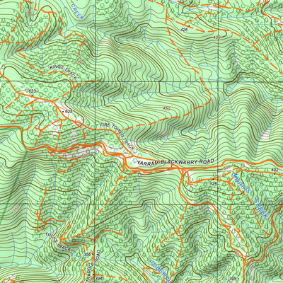 nswtopo 8221-3-S CARRAJUNG SOUTH digital map