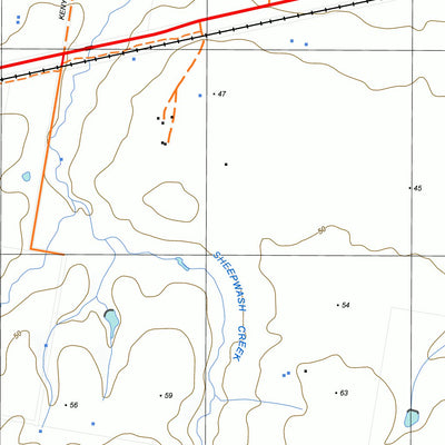 nswtopo 8221-4-S TRARALGON SOUTH digital map