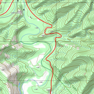 nswtopo 8222-4-N LICOLA NORTH digital map