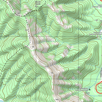 nswtopo 8222-4-N LICOLA NORTH digital map